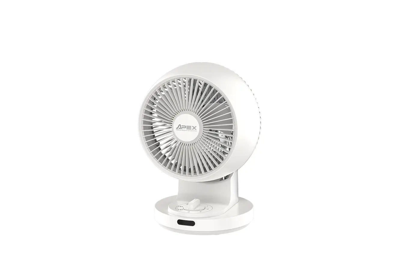 Quạt mini SUNHOUSE APF7310W màu trắng nhìn từ phía trước