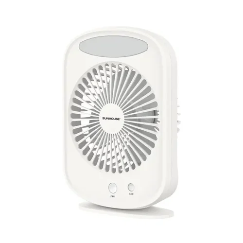 Quạt sạc mini SUNHOUSE SHD7110 7W màu trắng