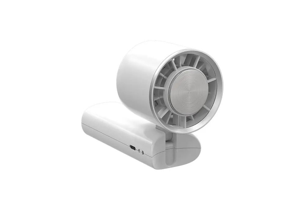 Quạt sạc SUNHOUSE SHD7113 mini góc sau với thân gập