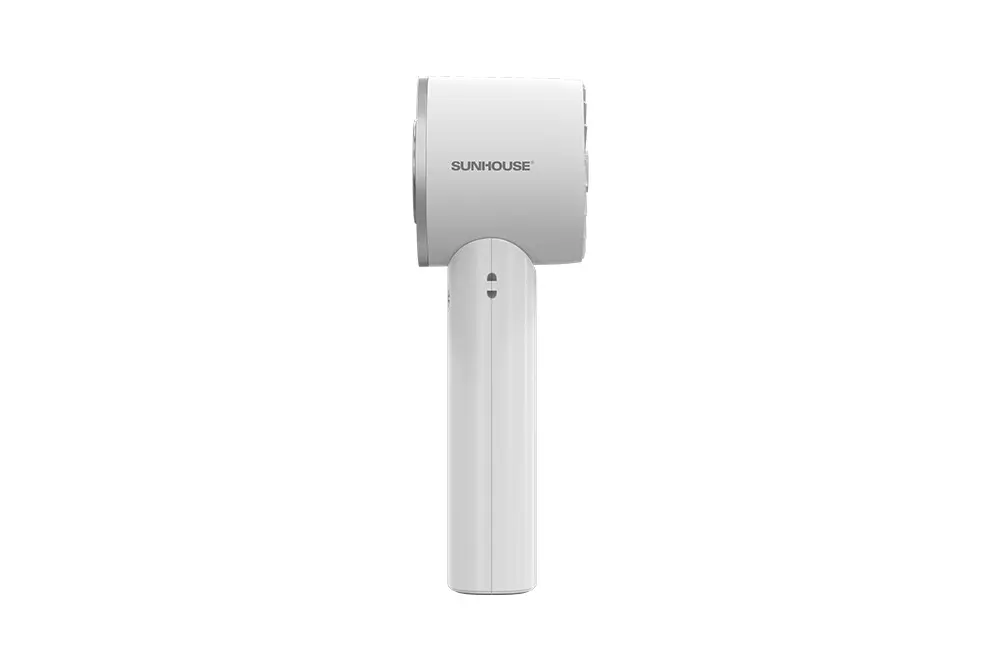 Mặt sau quạt sạc mini SUNHOUSE SHD7113 màu trắng