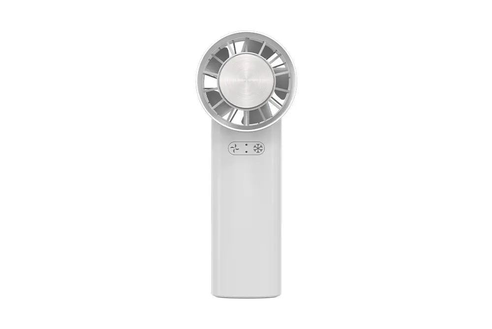 Mặt trước quạt sạc mini SUNHOUSE SHD7113 màu trắng