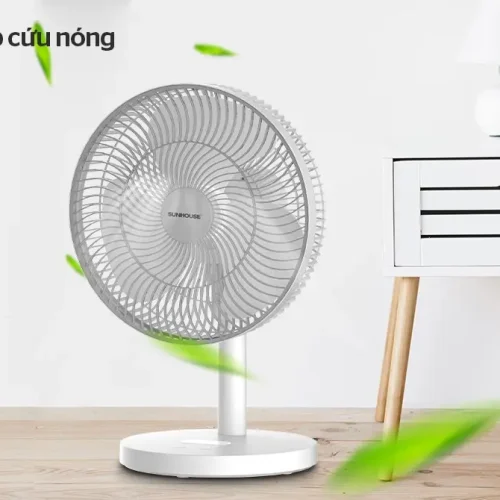 Quạt sạc SUNHOUSE SHD7115 15W giải pháp làm mát cho gia đình