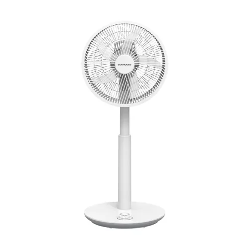 Quạt sạc SUNHOUSE SHD7221 15W màu trắng nhìn từ chính diện