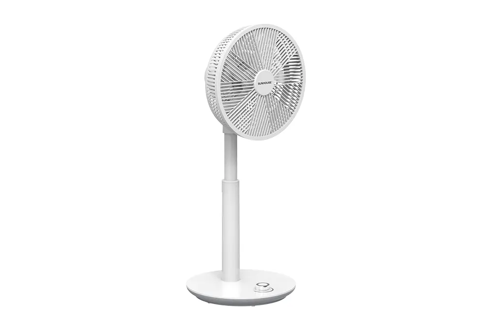 Quạt sạc SUNHOUSE SHD7221 15W màu trắng dạng đứng