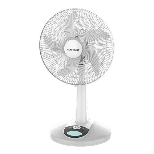 Quạt sạc SUNHOUSE SHD7228 24W màu trắng nhìn chính diện