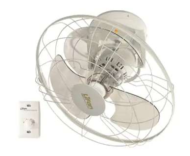 Quạt trần đảo Lifan TD-16 màu trắng kèm điều khiển, góc nghiêng