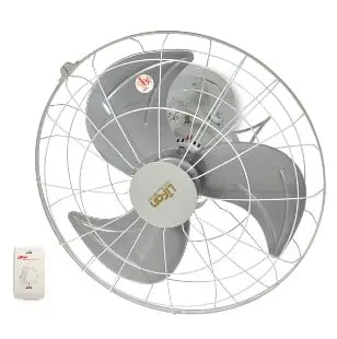 Quạt trần đảo Lifan TD-18 màu xám kèm điều khiển, góc nghiêng