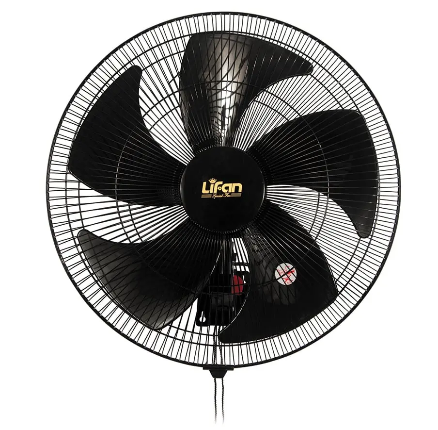 Quạt treo tường công nghiệp Lifan T-18CH màu đen mặt trước