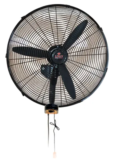Quạt treo tường công nghiệp Lifan T-24CN màu đen mặt trước