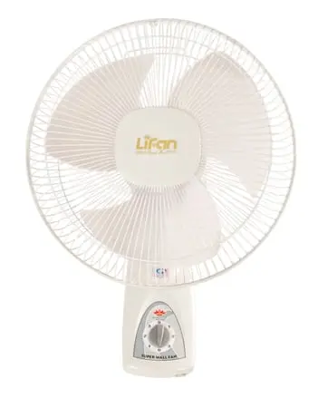 Quạt treo tường Lifan T-212 màu trắng nhìn chính diện
