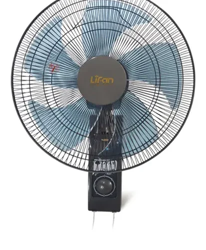 Quạt treo tường Lifan T-N2 màu xanh, lồng kim loại nhìn chính diện