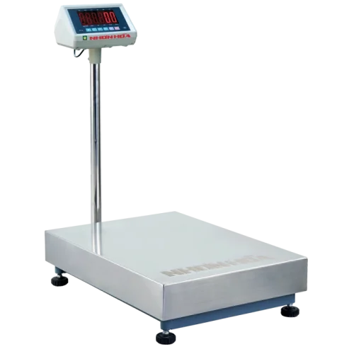 Cân bàn điện tử 600Kg Nhơn Hòa góc chính diện chéo