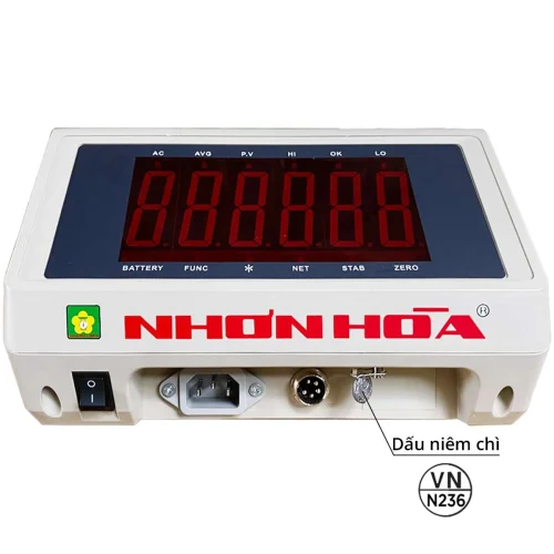 Đầu hiển thị cân bàn điện tử 600Kg Nhơn Hòa