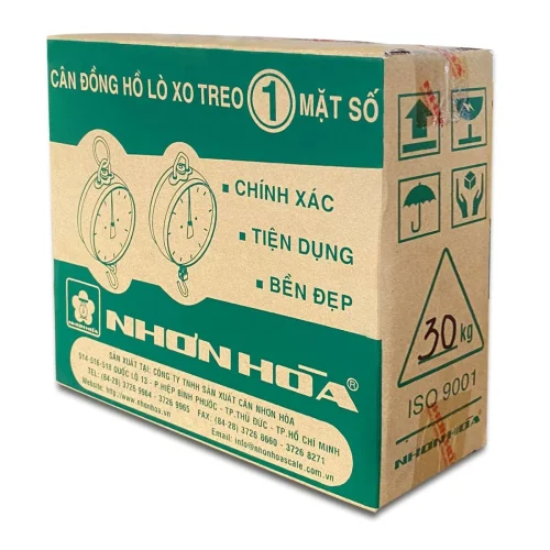 Hộp cân treo Nhơn Hòa 30Kg một mặt số