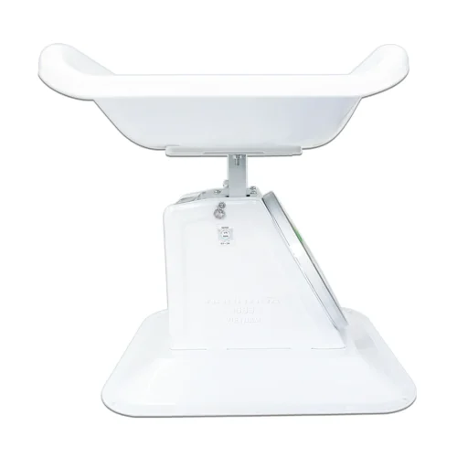 Mặt sau cân trẻ sơ sinh Nhơn Hòa 20Kg kèm khay