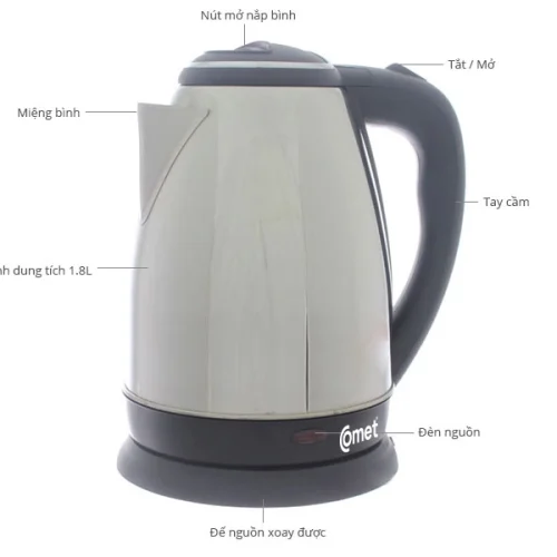 Ấm siêu tốc Comet CM8217