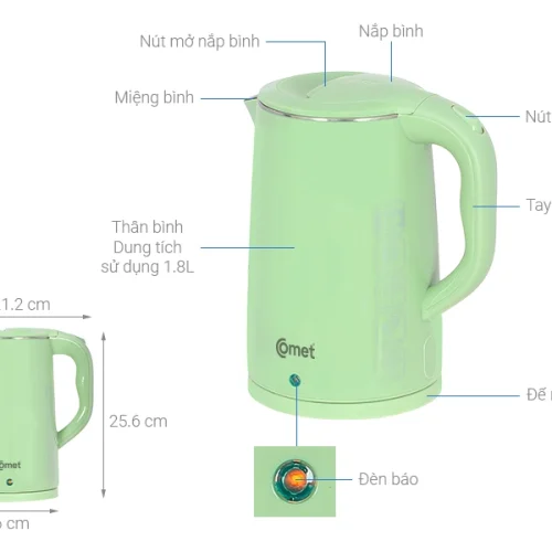Ấm siêu tốc Comet CM8218