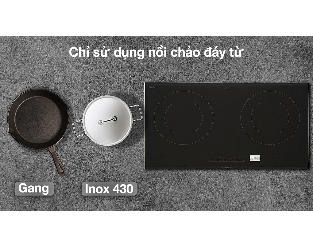 Bếp từ Bosch 2 vùng nấu PPI82566VN