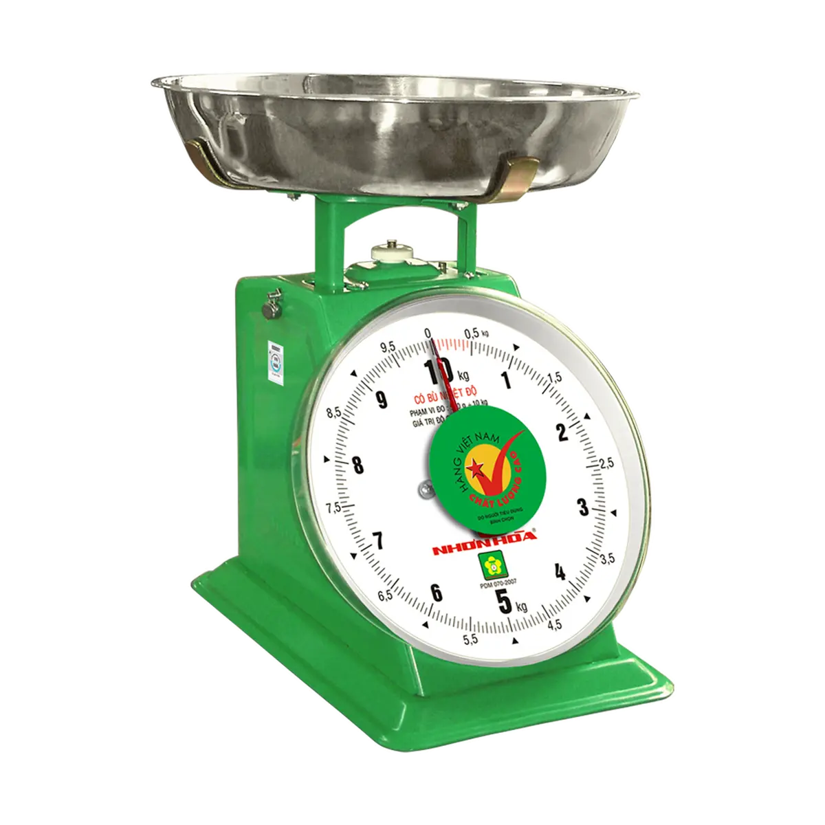 Cân Nhơn Hòa 10kg mặt số đồng hồ
