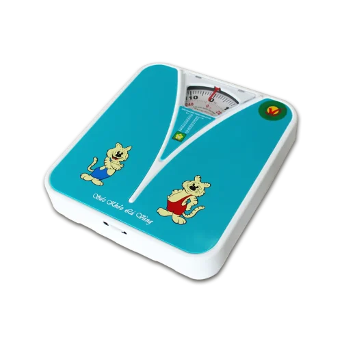 Cân sức khỏe Nhơn Hòa 120kg cơ học màu xanh