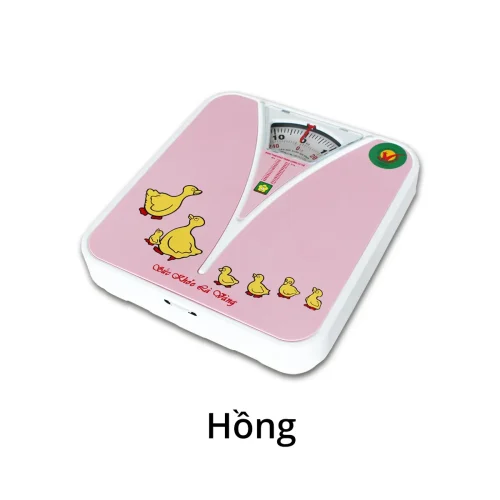 Cân sức khỏe Nhơn Hòa 120Kg màu hồng