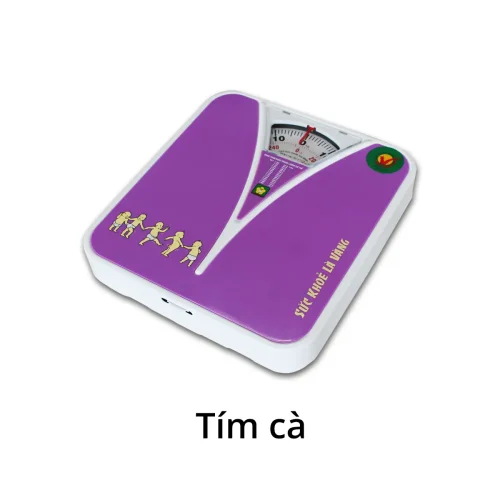 Cân sức khỏe Nhơn Hòa 120Kg màu tím cà