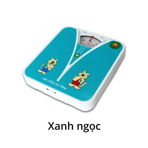 Cân sức khỏe Nhơn Hòa 120Kg màu xanh ngọc