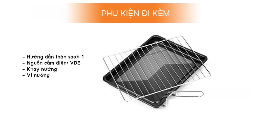 Lò nướng vuông Comet CM6510
