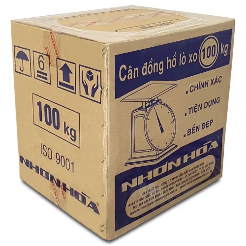 Mặt sau thùng cân Nhơn Hòa 100Kg