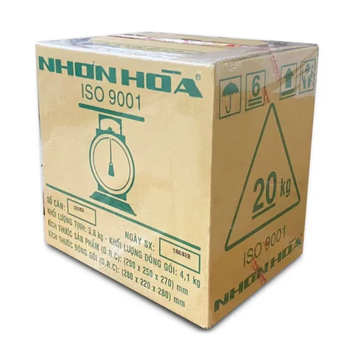 Mặt sau thùng cân Nhơn Hòa 20Kg