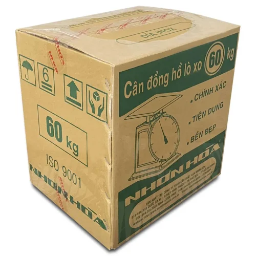 Mặt sau thùng cân Nhơn Hòa 60Kg