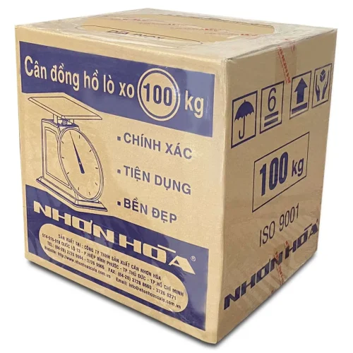 Mặt trước thùng cân Nhơn Hòa 100Kg