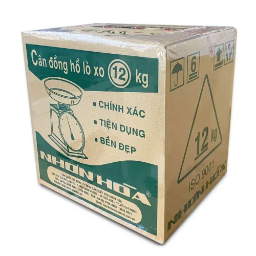 Mặt trước thùng cân Nhơn Hòa 12Kg