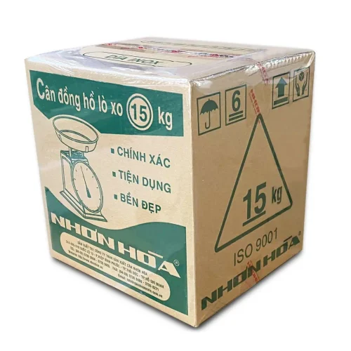 Mặt trước thùng cân Nhơn Hòa 15Kg