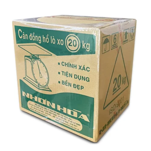 Mặt trước thùng cân Nhơn Hòa 20Kg