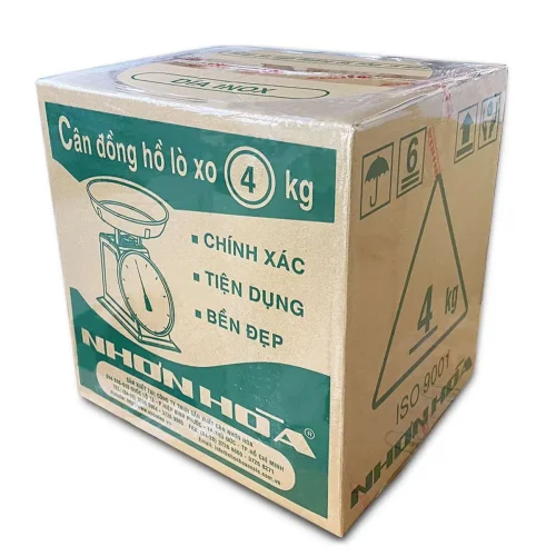 Mặt trước thùng cân Nhơn Hòa 4Kg