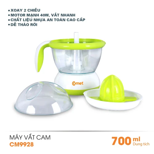 Máy vắt cam 0.7l Comet CM9928