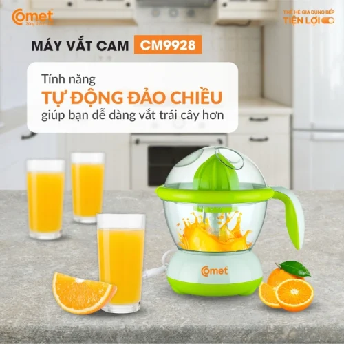 Máy vắt cam 0.7l Comet CM9928