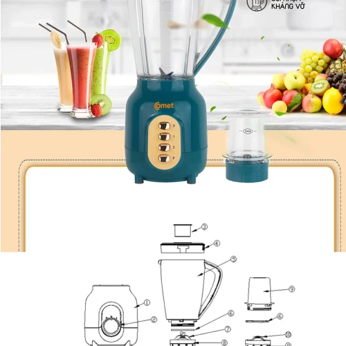 Máy xay sinh tố Comet CM9952