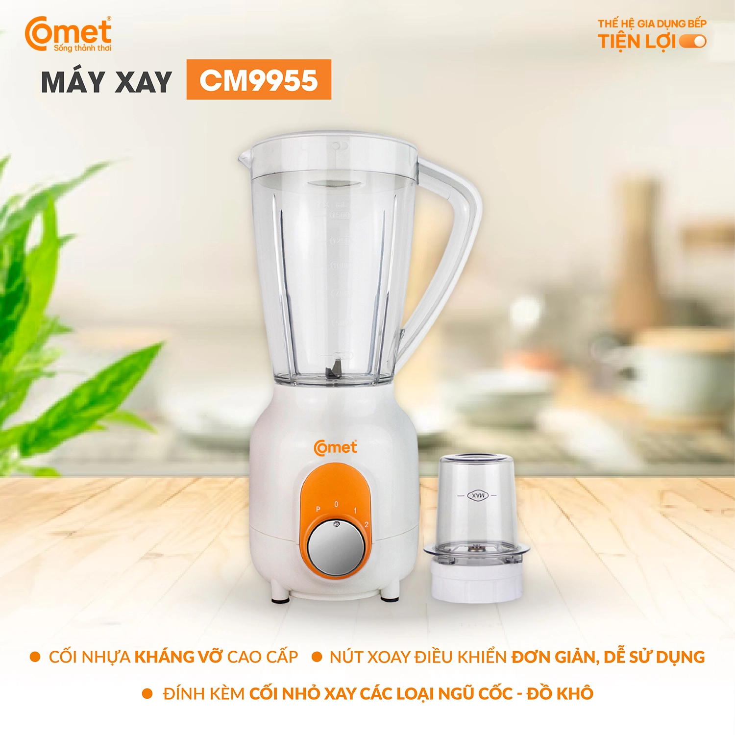 Máy xay sinh tố Comet CM9955