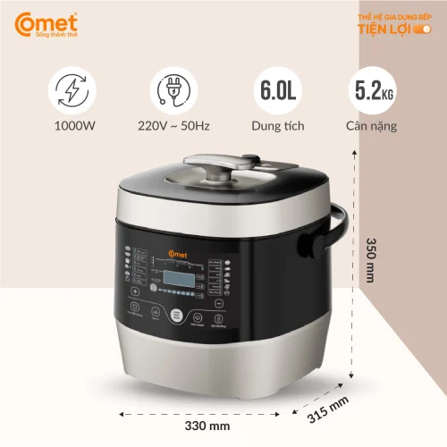 Nồi áp suất Comet CM6168