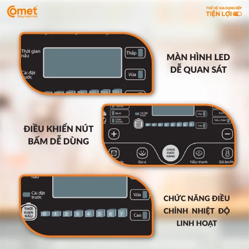 Nồi áp suất Comet CM6168