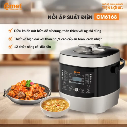 Nồi áp suất Comet CM6168