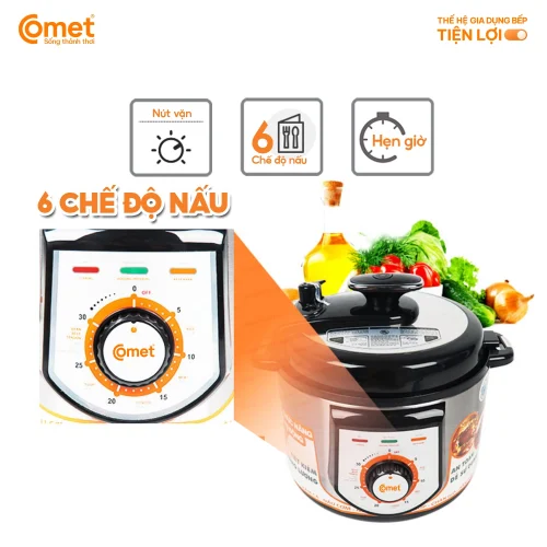 Nồi áp suất điện Comet CM6150
