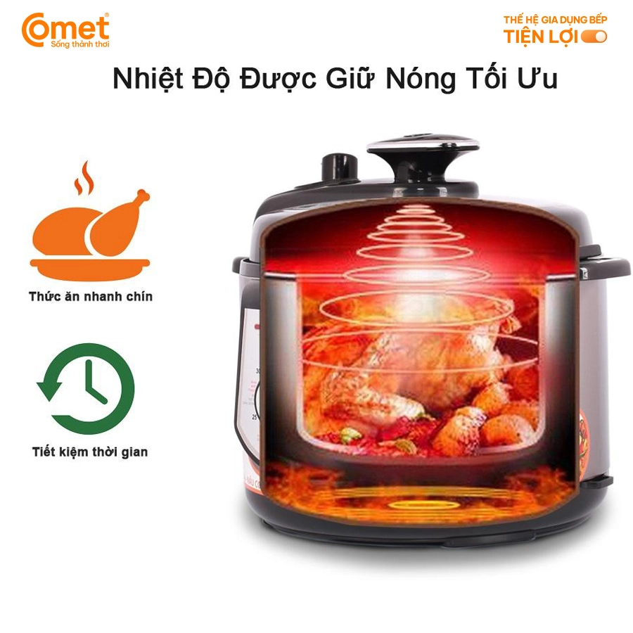 Nồi áp suất điện Comet CM6150