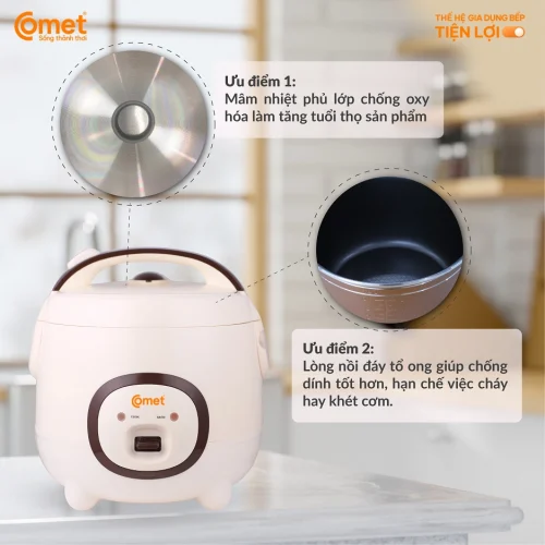 Nồi cơm điện Comet CM8007