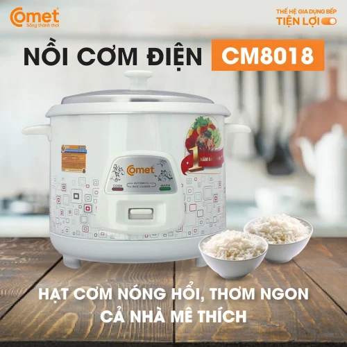 Nồi cơm điện Comet CM8009