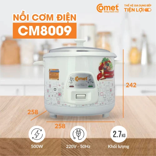 Nồi cơm điện Comet CM8009