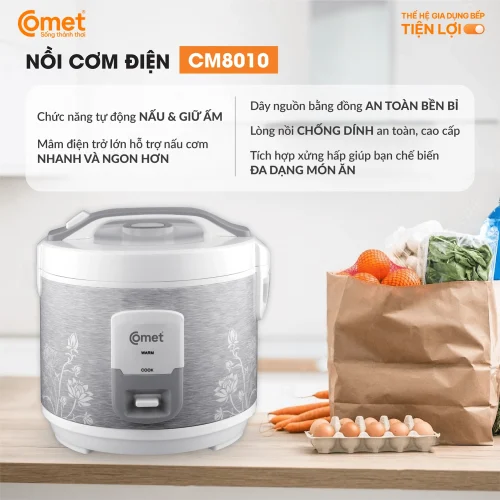 Nồi cơm điện Comet CM8010