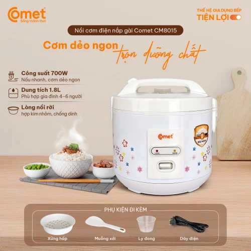 Nồi cơm điện Comet CM8015